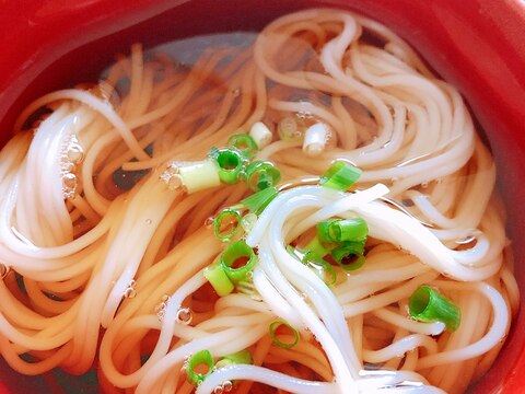 シンプルすぎるね。だしバッチリの素そうめん★